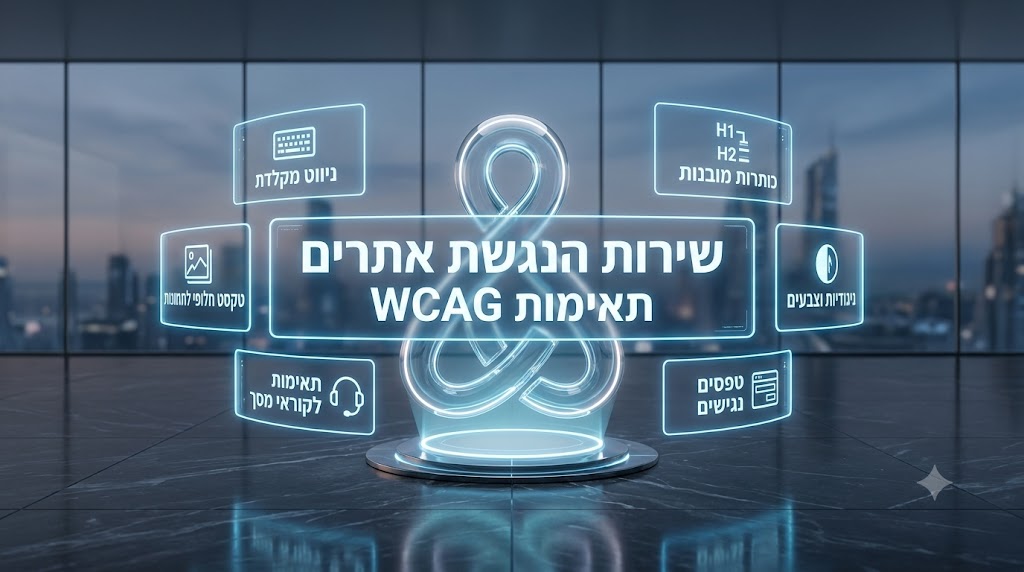 המחשת נגישות אתרים לפי תקן 5568